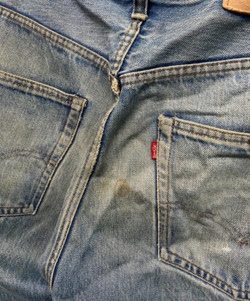 LEVI'S（リーバイス）LEVI'S (リーバイス) 66後期505デニムパンツ クラッシュデニム 70s  ヒゲ　フェード　グランジ インディゴ サイズ:W36×L31の古着・服飾アイテム