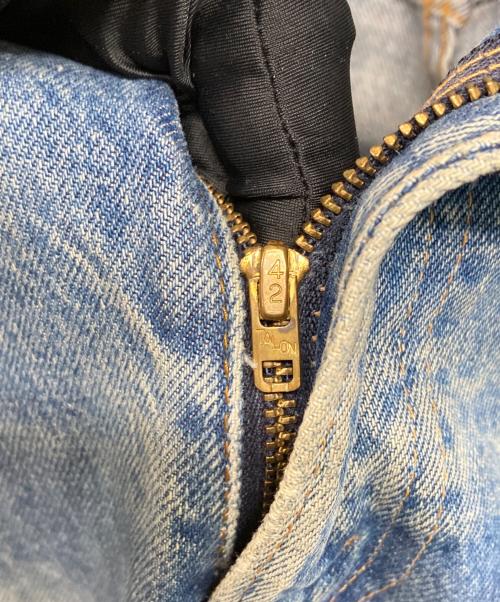 LEVI'S（リーバイス）LEVI'S (リーバイス) 66後期505デニムパンツ クラッシュデニム 70s  ヒゲ　フェード　グランジ インディゴ サイズ:W36×L31の古着・服飾アイテム
