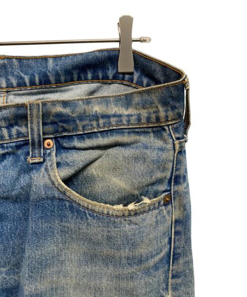 LEVI'S（リーバイス）LEVI'S (リーバイス) 66後期505デニムパンツ クラッシュデニム 70s  ヒゲ　フェード　グランジ インディゴ サイズ:W36×L31の古着・服飾アイテム