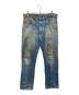 LEVI'S（リーバイス）の古着「66後期505デニムパンツ クラッシュデニム 70s  ヒゲ　フェード　グランジ」｜インディゴ