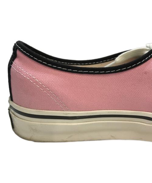 VANS（ヴァンズ）VANS (ヴァンズ) Premium Authentic プレミアム オーセンティック ローカットスニーカー スエード キャンバス ブラック×ピンク サイズ:27.5cmの古着・服飾アイテム