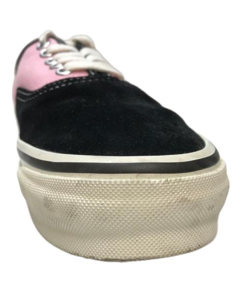 VANS（ヴァンズ）VANS (ヴァンズ) Premium Authentic プレミアム オーセンティック ローカットスニーカー スエード キャンバス ブラック×ピンク サイズ:27.5cmの古着・服飾アイテム