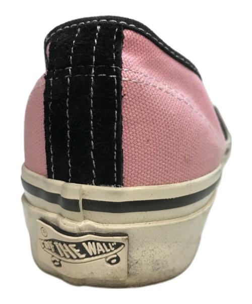 VANS（ヴァンズ）VANS (ヴァンズ) Premium Authentic プレミアム オーセンティック ローカットスニーカー スエード キャンバス ブラック×ピンク サイズ:27.5cmの古着・服飾アイテム