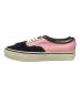 VANS (ヴァンズ) Premium Authentic プレミアム オーセンティック ローカットスニーカー スエード キャンバス ブラック×ピンク サイズ:27.5cm：10000円