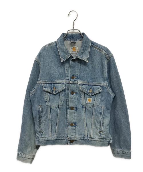 CarHartt（カーハート）CarHartt (カーハート) USA製デニムトラッカージャケット　4th型　 ブルー サイズ:不明(下記参照)の古着・服飾アイテム