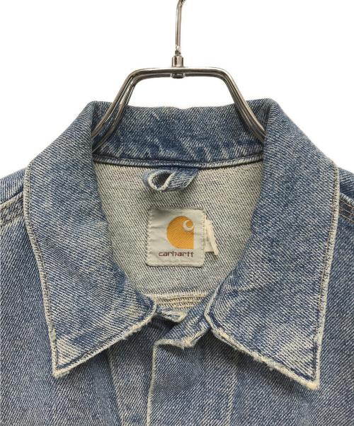 CarHartt（カーハート）CarHartt (カーハート) USA製デニムトラッカージャケット　4th型　 ブルー サイズ:不明(下記参照)の古着・服飾アイテム