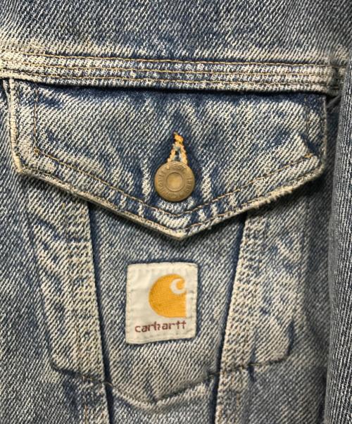 CarHartt（カーハート）CarHartt (カーハート) USA製デニムトラッカージャケット　4th型　 ブルー サイズ:不明(下記参照)の古着・服飾アイテム