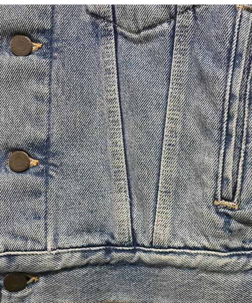 CarHartt（カーハート）CarHartt (カーハート) USA製デニムトラッカージャケット　4th型　 ブルー サイズ:不明(下記参照)の古着・服飾アイテム