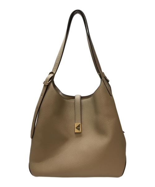 Kate Spade（ケイトスペード）Kate Spade (ケイトスペード) デコ ラージ ショルダー バッグ ベージュの古着・服飾アイテム