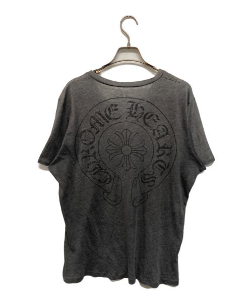 CHROME HEARTS（クロムハーツ）CHROME HEARTS (クロムハーツ) CHロゴ両面プリント半袖Tシャツ USA製 グレー サイズ:XLの古着・服飾アイテム