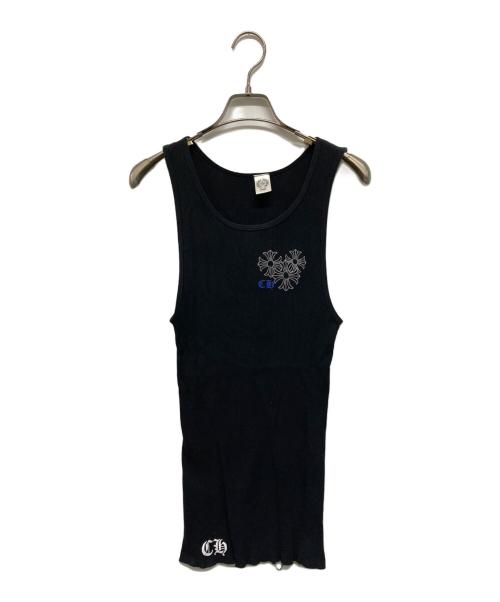 CHROME HEARTS（クロムハーツ）CHROME HEARTS (クロムハーツ) CHプラスサークルプリントタンクトップ ブラック サイズ:Lの古着・服飾アイテム