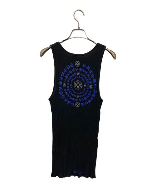 CHROME HEARTS（クロムハーツ）CHROME HEARTS (クロムハーツ) CHプラスサークルプリントタンクトップ ブラック サイズ:Lの古着・服飾アイテム