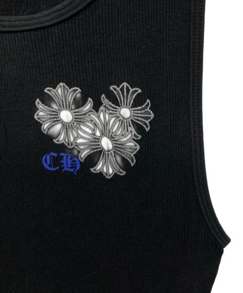 CHROME HEARTS（クロムハーツ）CHROME HEARTS (クロムハーツ) CHプラスサークルプリントタンクトップ ブラック サイズ:Lの古着・服飾アイテム
