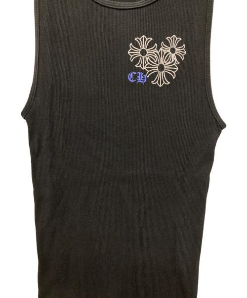 CHROME HEARTS（クロムハーツ）CHROME HEARTS (クロムハーツ) CHプラスサークルプリントタンクトップ ブラック サイズ:Lの古着・服飾アイテム
