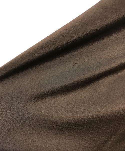 Plage（プラージュ）Plage (プラージュ) dull satin gather ダル サテン ギャザースカート ブラウン サイズ:Mの古着・服飾アイテム