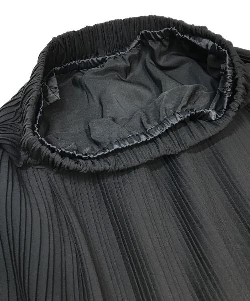 ENFOLD（エンフォルド）ENFOLD (エンフォルド) TIERED-PLEATS SKIRT（ティアード プリーツ スカート） ロングスカート ブラック サイズ:Sの古着・服飾アイテム