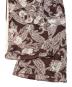 中古・古着 SACRA (サクラ) OVERLAP PAISLEY PANTS（オーバーラップ ペイズリー パンツ） ブラウン×ホワイト サイズ:S：15000円
