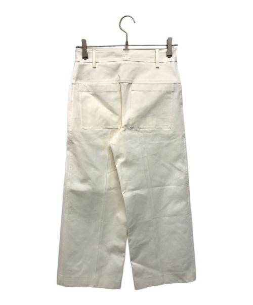 HERMES（エルメス）HERMES (エルメス) コットンワイドパンツ ホワイト サイズ:34の古着・服飾アイテム