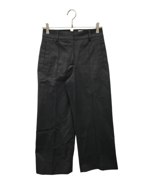 HERMES（エルメス）HERMES (エルメス) コットンワイドパンツ ブラック サイズ:34の古着・服飾アイテム