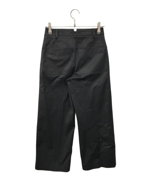 HERMES（エルメス）HERMES (エルメス) コットンワイドパンツ ブラック サイズ:34の古着・服飾アイテム