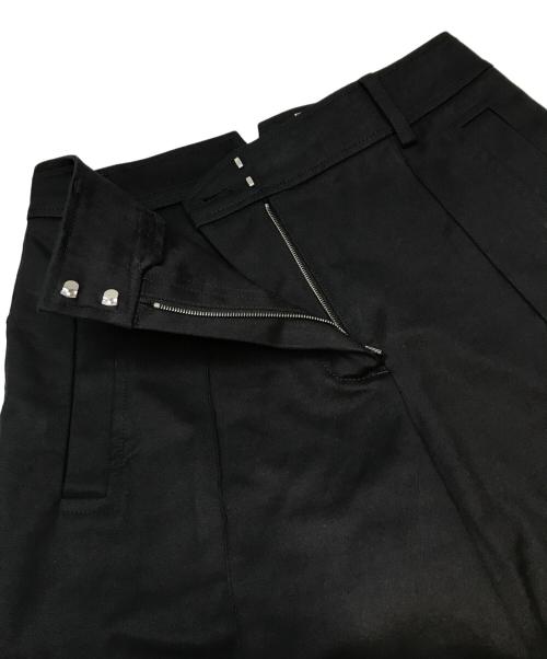 HERMES（エルメス）HERMES (エルメス) コットンワイドパンツ ブラック サイズ:34の古着・服飾アイテム