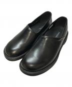 REGALリーガル）の古着「【NEW Classic】slip-ons ニュー クラシック スリッポン レザー 日本製」｜ブラック
