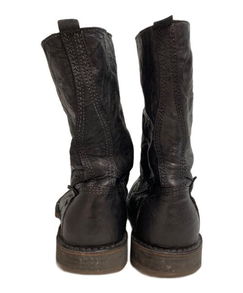 DIESEL（ディーゼル）DIESEL (ディーゼル) レザーブーツ モード ブラック サイズ:SIZE 40の古着・服飾アイテム