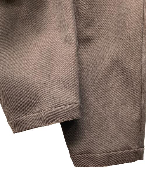 KOLOR（カラー）KOLOR (カラー) 2タックパンツ Pe/クロップド ブラウン サイズ:1の古着・服飾アイテム