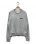 maison kitsune（メゾンキツネ）の古着「ダブル モノクローム フォックスヘッド アジャステッド スウェットシャツ」｜ブルー
