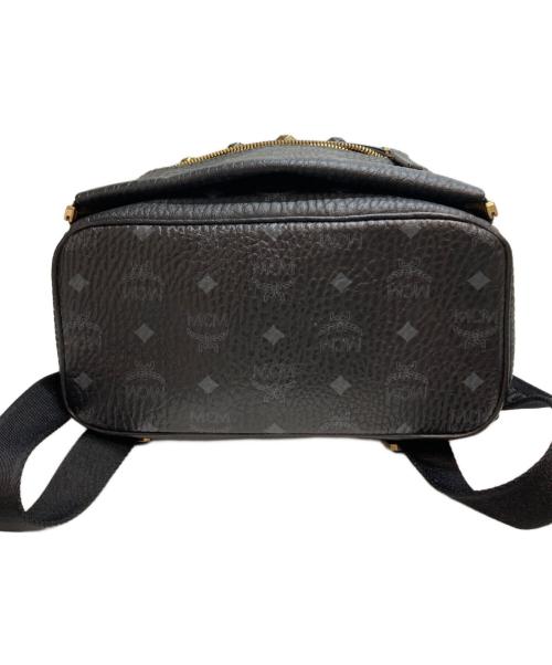 MCM（エムシーエム）MCM (エムシーエム) Small Dual Stark leather backpack(スモール デュアル スターク レザー バックパック) スタッズ ブラックの古着・服飾アイテム