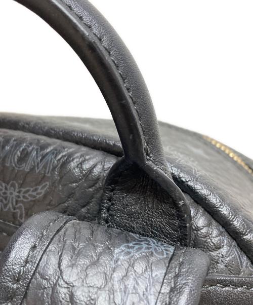 MCM（エムシーエム）MCM (エムシーエム) Small Dual Stark leather backpack(スモール デュアル スターク レザー バックパック) スタッズ ブラックの古着・服飾アイテム