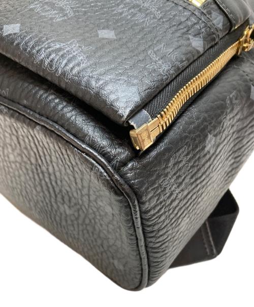 MCM（エムシーエム）MCM (エムシーエム) Small Dual Stark leather backpack(スモール デュアル スターク レザー バックパック) スタッズ ブラックの古着・服飾アイテム