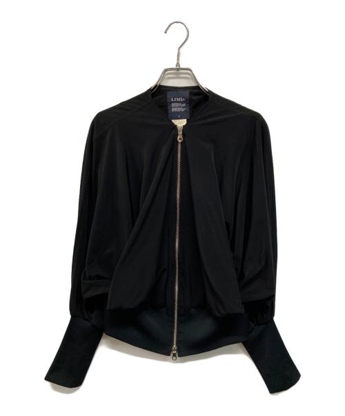 LIMI feu（リミフゥ）LIMI feu (リミフゥ) リブジップアップジャケット 95SS ブラック サイズ:Sの古着・服飾アイテム