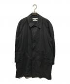 COMME des GARCONS SHIRTコムデギャルソンシャツ）の古着「インサイドアウトスリーブコート フランス製」｜ブラック
