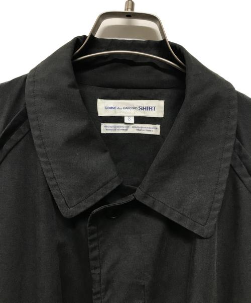 COMME des GARCONS SHIRT（コムデギャルソンシャツ）COMME des GARCONS SHIRT (コムデギャルソンシャツ) インサイドアウトスリーブコート フランス製 ブラック サイズ:Sの古着・服飾アイテム
