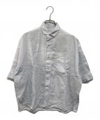 ticcaティッカ）の古着「SHORT SLEEVE SHIRT/シャツ 26SS販売アイテム リネン 麻」｜ブルー