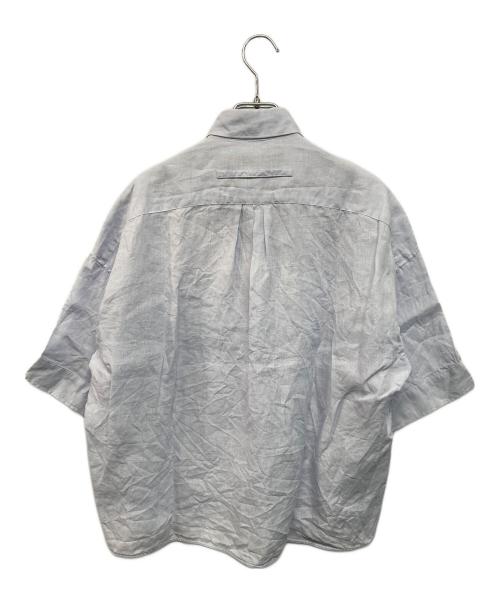 ticca（ティッカ）ticca (ティッカ) SHORT SLEEVE SHIRT/シャツ 26SS販売アイテム リネン 麻 ブルー サイズ:Freeの古着・服飾アイテム