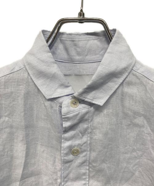 ticca（ティッカ）ticca (ティッカ) SHORT SLEEVE SHIRT/シャツ 26SS販売アイテム リネン 麻 ブルー サイズ:Freeの古着・服飾アイテム