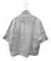 ticca (ティッカ) SHORT SLEEVE SHIRT/シャツ 26SS販売アイテム リネン 麻 ブルー サイズ:Free：16000円