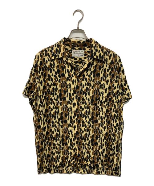 WACKO MARIA（ワコマリア）WACKO MARIA (ワコマリア) レオパードレーヨンハワイアンシャツ 日本製 イエロー サイズ:Mの古着・服飾アイテム