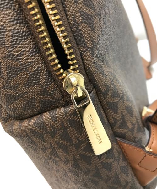 MICHAEL KORS（マイケルコース）MICHAEL KORS (マイケルコース) ERIN MD BACKPACK/エリン ミディアム バックパック ブラウンの古着・服飾アイテム