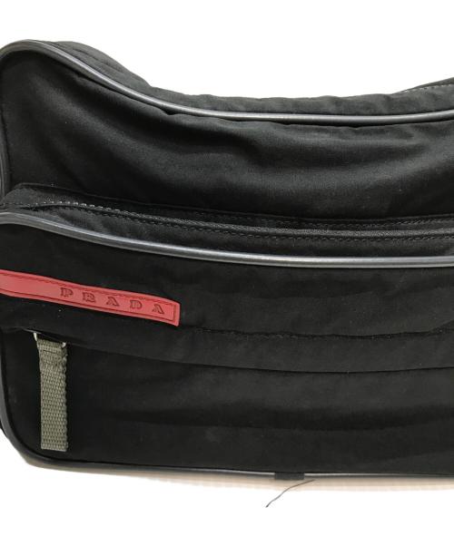 PRADA SPORTS（プラダスポーツ）PRADA SPORTS (プラダスポーツ) ナイロンショルダーバッグ イタリア製 Y2K ブラックの古着・服飾アイテム