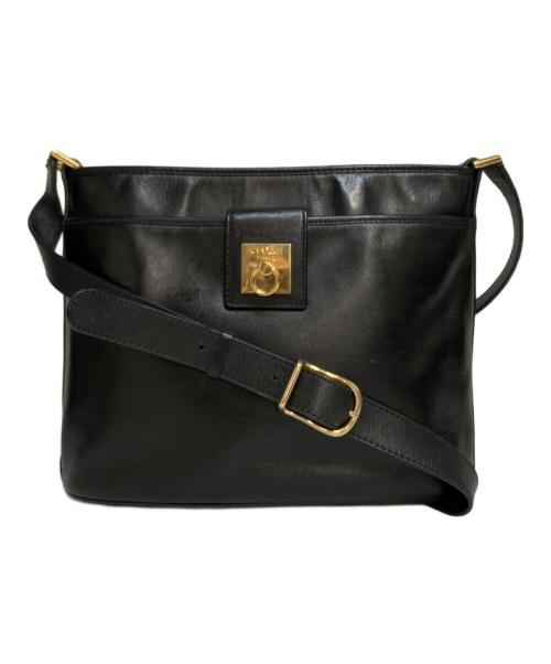 CELINE（セリーヌ）CELINE (セリーヌ) ヴィンテージショルダーバッグ ブラックの古着・服飾アイテム