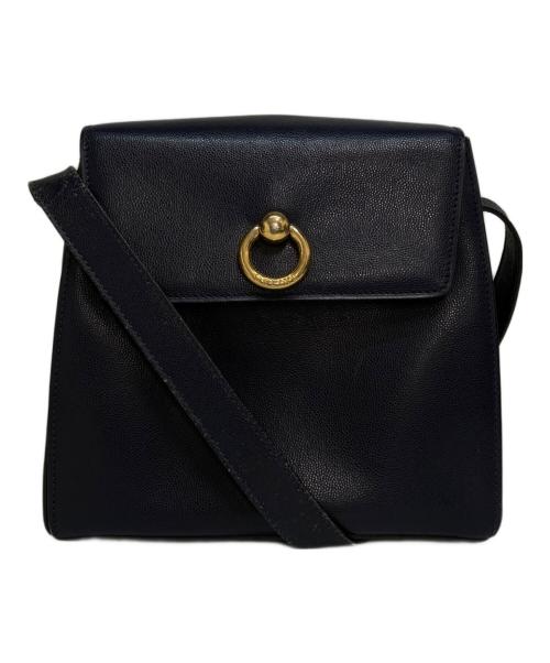 CELINE（セリーヌ）CELINE (セリーヌ) ヴィンテージショルダーバッグ ネイビーの古着・服飾アイテム