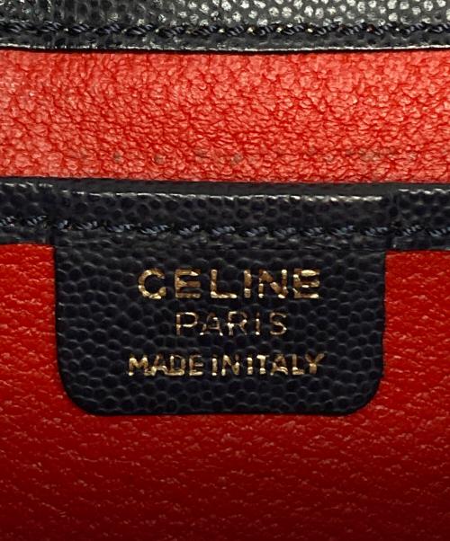 CELINE（セリーヌ）CELINE (セリーヌ) ヴィンテージショルダーバッグ ネイビーの古着・服飾アイテム