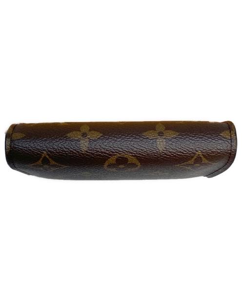LOUIS VUITTON（ルイ ヴィトン）LOUIS VUITTON (ルイ ヴィトン) ポルトフォイユ マリー 2つ折り財布　モノグラム　ウォレット ブラウン×レッドの古着・服飾アイテム