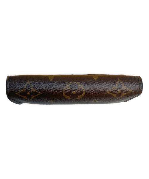 LOUIS VUITTON（ルイ ヴィトン）LOUIS VUITTON (ルイ ヴィトン) ポルトフォイユ マリー 2つ折り財布　モノグラム　ウォレット ブラウン×レッドの古着・服飾アイテム
