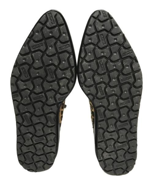 sacai（サカイ）sacai (サカイ) レオパードハラコサイドジップブーツ 日本製 ドメス ベージュ サイズ:SIZE 37の古着・服飾アイテム
