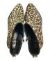 中古・古着 sacai (サカイ) レオパードハラコサイドジップブーツ 日本製 ドメス ベージュ サイズ:SIZE 37：25000円