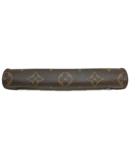 LOUIS VUITTON（ルイ ヴィトン）LOUIS VUITTON (ルイ ヴィトン) エテュイ・リュネット ウディ メガネケース ブラウン×レッドの古着・服飾アイテム